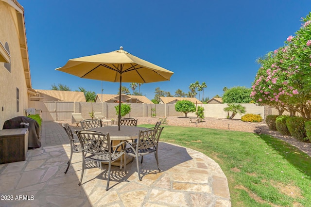 view of patio