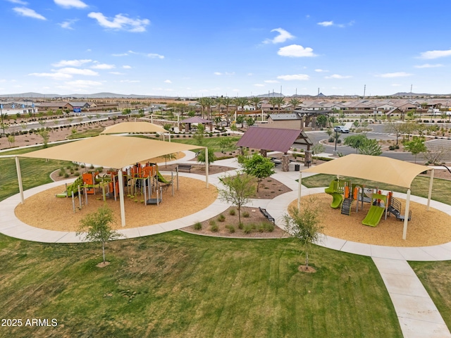 3309 E Malibu Dr, San Tan Valley, AZ 85143 - bird's eye view featuring a residential view