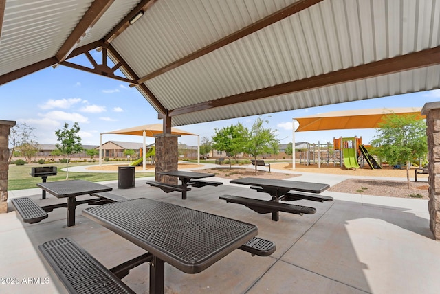 3309 E Malibu Dr, San Tan Valley, AZ 85143 - view of patio with playground community