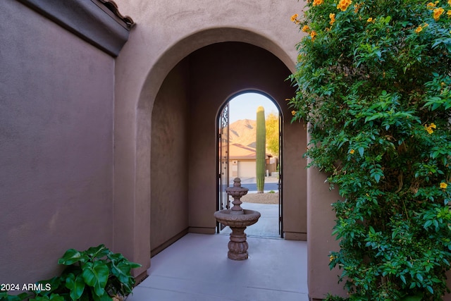 view of entrance to property