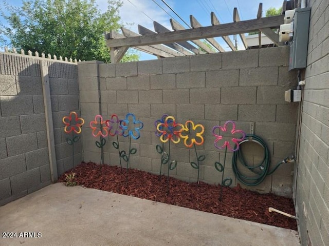 view of patio