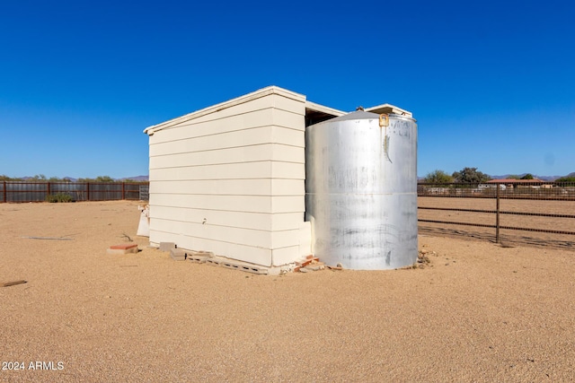 view of outdoor structure