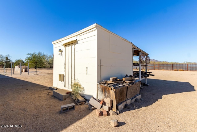 view of outbuilding