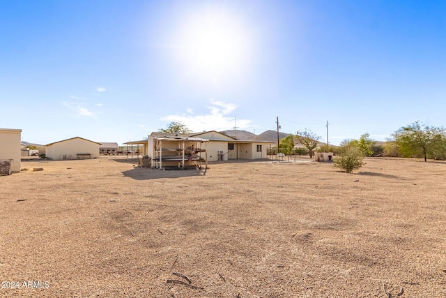 view of rear view of property