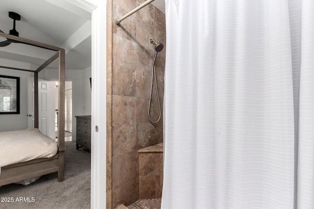 9100 E Captain Dreyfus Ave, Scottsdale, AZ 85260 - bathroom featuring connected bathroom and tiled shower