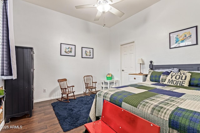 2045 E San Carlos Pl, Chandler, AZ 85249 - bedroom with wood finished floors and baseboards