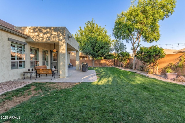 2045 E San Carlos Pl, Chandler, AZ 85249 - view of yard featuring a patio area