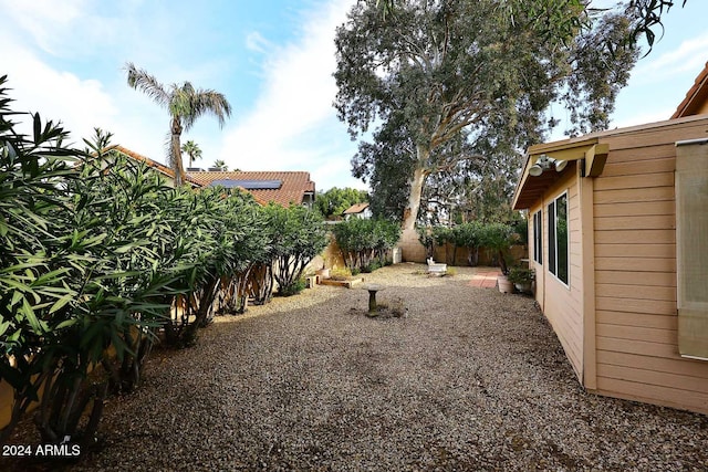 view of yard featuring a patio area