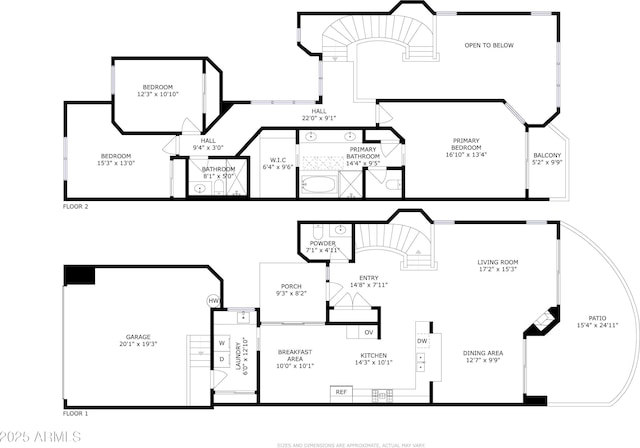 25555 N Windy Walk Dr Unit 64, Scottsdale, AZ 85255 - home floor plan