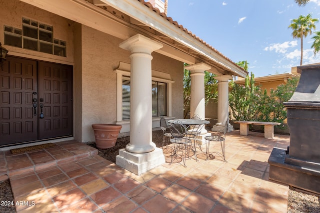 view of patio