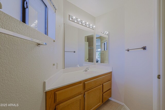 3928 N 151st Ave, Goodyear, AZ 85395 - bathroom with tile patterned floors and vanity