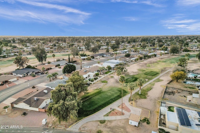 drone / aerial view featuring a residential view