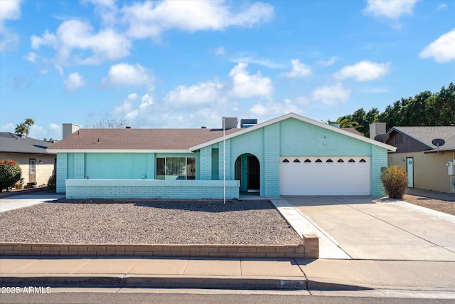 ranch-style house with a garage