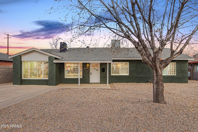 view of ranch-style house