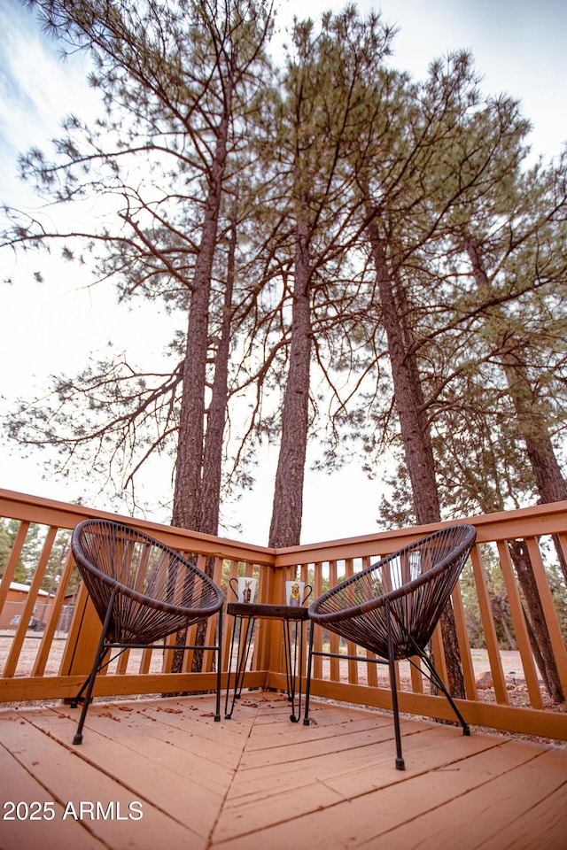 2124 Forest Park Dr, Overgaard, AZ 85933 - view of deck