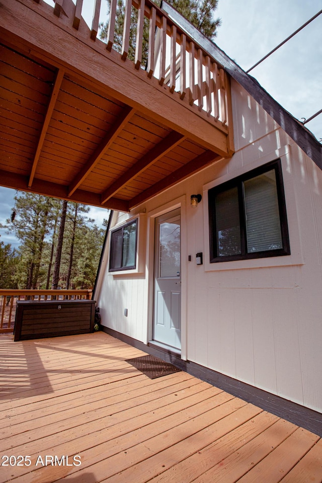 2124 Forest Park Dr, Overgaard, AZ 85933 - view of deck