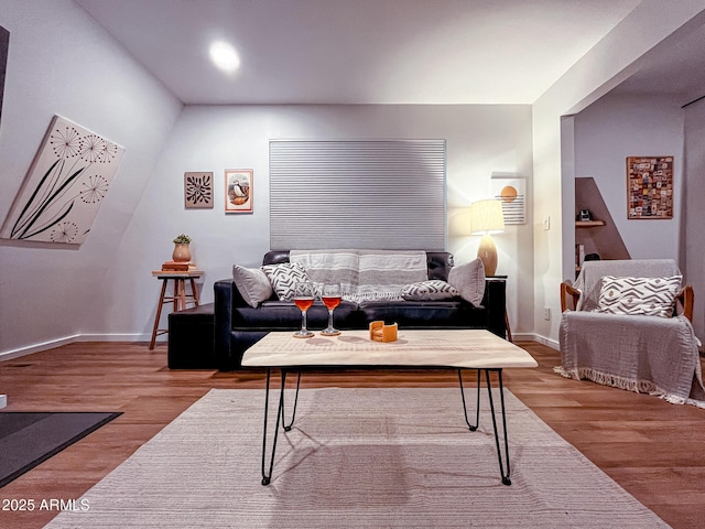 2124 Forest Park Dr, Overgaard, AZ 85933 - living area with wood finished floors and baseboards