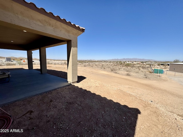 view of yard featuring a patio