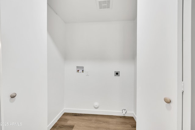 5122 W Mercury Way, Chandler, AZ 85226 - laundry room featuring hookup for an electric dryer, hookup for a washing machine, and wood finished floors