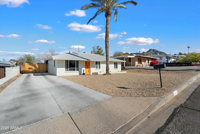 view of ranch-style house