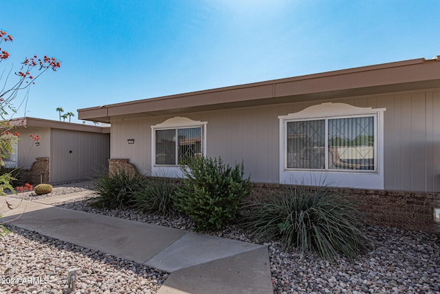 view of ranch-style house