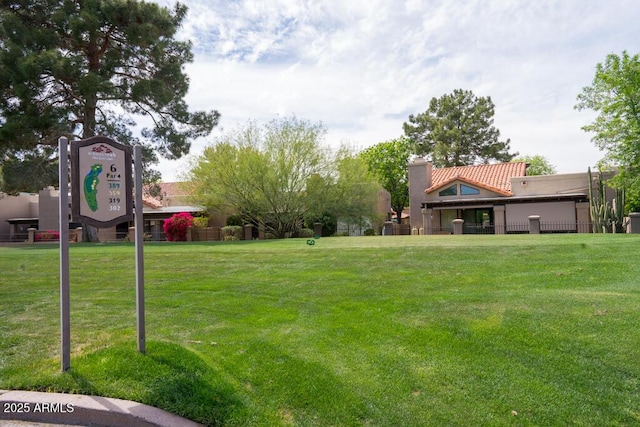view of yard