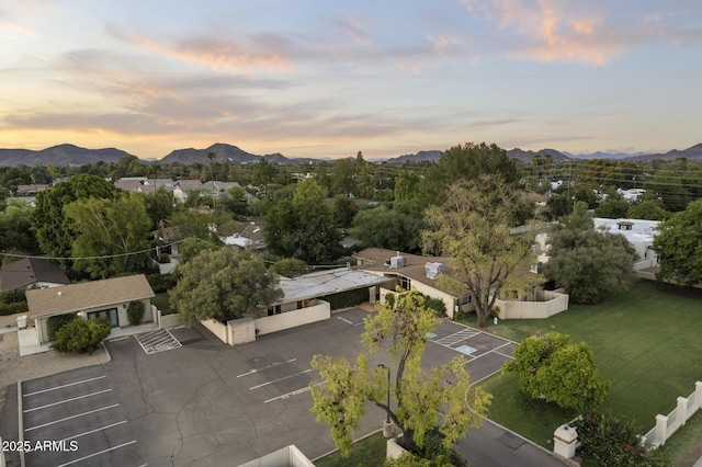 1522 W Myrtle Ave, Phoenix, AZ 85021 - aerial view at dusk of a mountain view