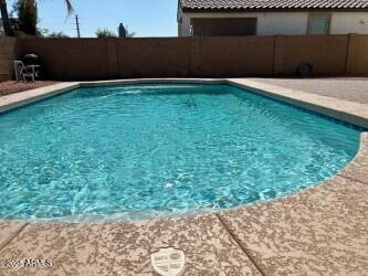 984 W Belmont Red Trl, San Tan Valley, AZ 85143 - view of pool with a fenced backyard and a patio area
