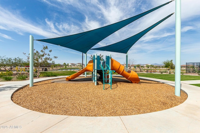 view of communal playground