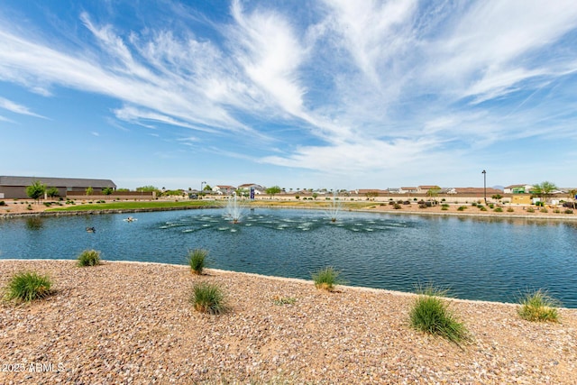 view of water feature