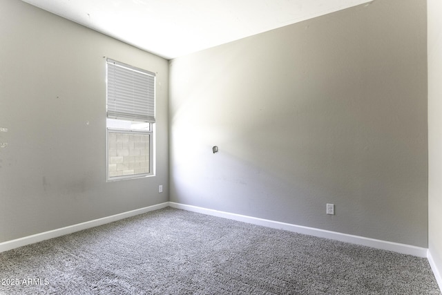 spare room featuring carpet flooring