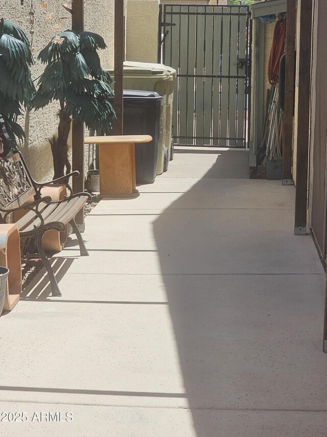 6036 W Mescal St, Glendale, AZ 85304 - view of patio with a gate