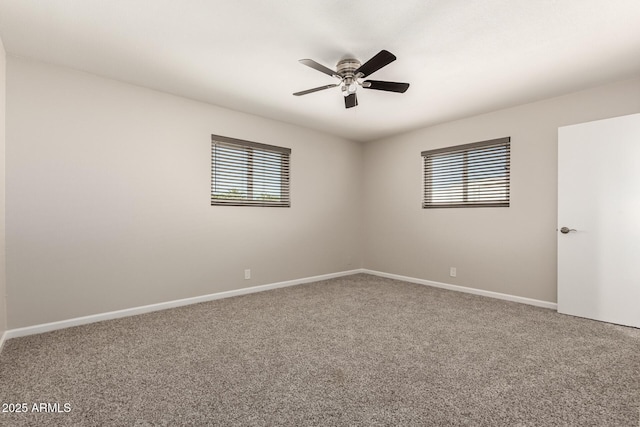 6022 E Colby St, Mesa, AZ 85205 - carpeted spare room featuring plenty of natural light and ceiling fan