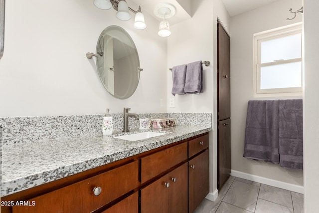 6022 E Colby St, Mesa, AZ 85205 - bathroom featuring vanity and tile patterned floors