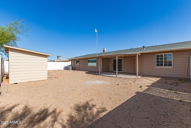 6022 E Colby St, Mesa, AZ 85205 - rear view of house with a patio