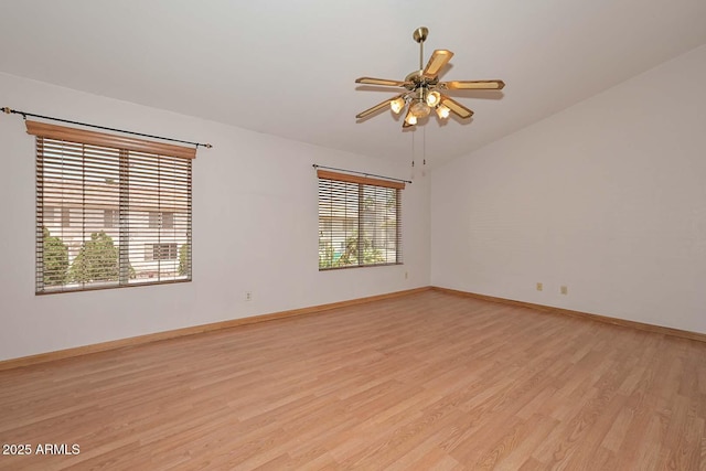 6928 W Oraibi Dr, Glendale, AZ 85308 - unfurnished room with light wood finished floors, a ceiling fan, and baseboards