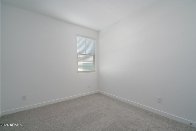 unfurnished room featuring carpet