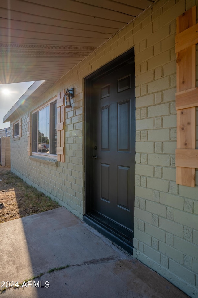 view of property entrance