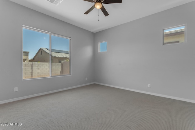 22788 E Orion Way, Queen Creek, AZ 85142 - carpeted empty room with a ceiling fan and baseboards