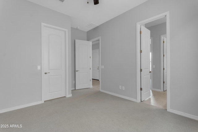 22788 E Orion Way, Queen Creek, AZ 85142 - unfurnished bedroom featuring carpet and ceiling fan