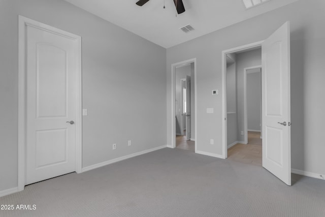 22788 E Orion Way, Queen Creek, AZ 85142 - unfurnished bedroom with carpet floors and a ceiling fan