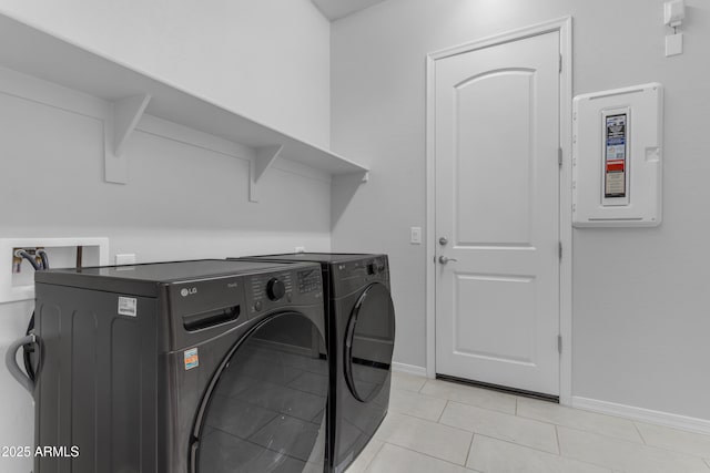 22788 E Orion Way, Queen Creek, AZ 85142 - laundry room featuring independent washer and dryer and light tile patterned flooring