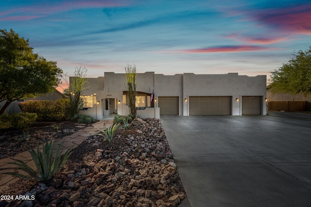 view of pueblo-style house