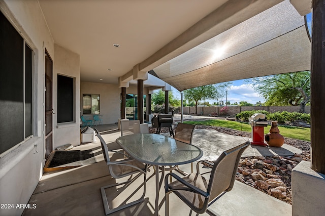 view of patio