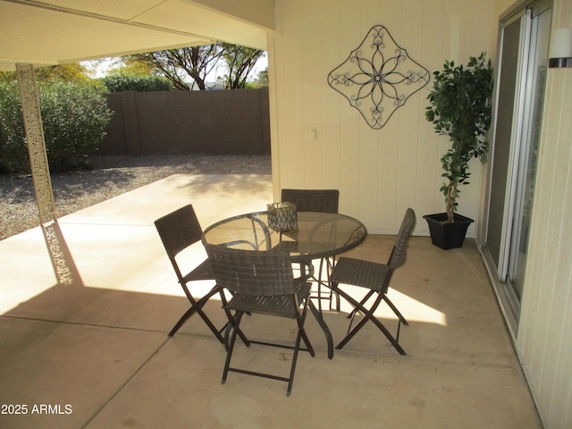 view of patio