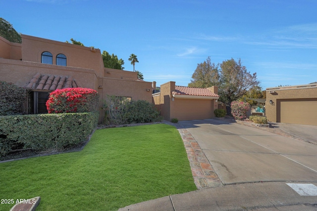 view of front of house featuring a front yard