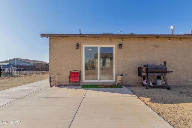 rear view of house with a patio area