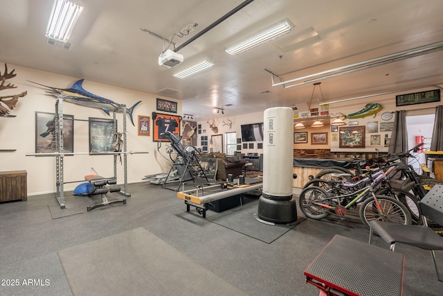 8502 E Santa Catalina Dr, Scottsdale, AZ 85255 - gym featuring a garage