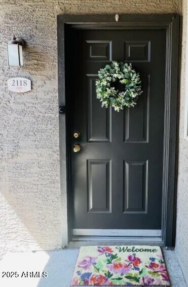 view of entrance to property