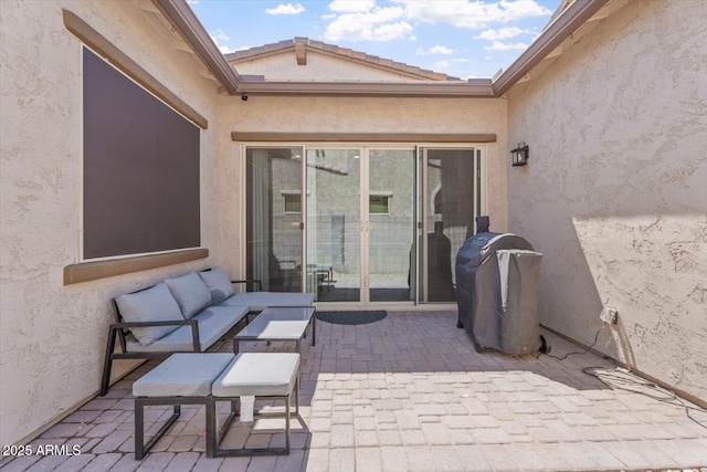 1895 N 141st Ave, Goodyear, AZ 85395 - view of patio / terrace featuring outdoor lounge area and grilling area